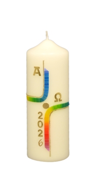 Ostertischkerze 140/50 mm, Dek. 3060